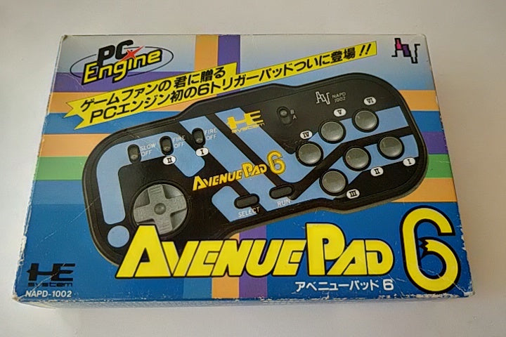 NEC Avenue Pad 6 NAPD-1002 for PC-Engine turbografx-16 PCE Boxed/tested-b207- - Hakushin Retro Game shop
