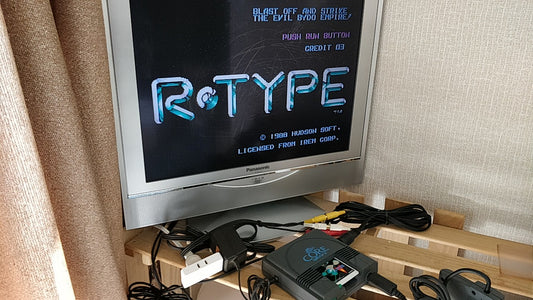 R-TYPE Part 1 NEC TurboGrafx-16 PCE /Hu-Card only.NTSC-J tested-b301- - Hakushin Retro Game shop