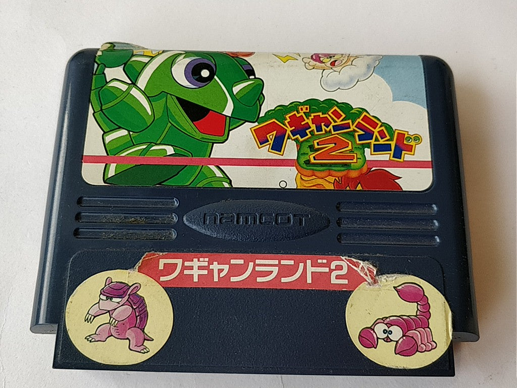 Wagan Land 2 Nintendo Famicom FC NES Cartridge,Manual,Boxed Japan tested-b313- - Hakushin Retro Game shop