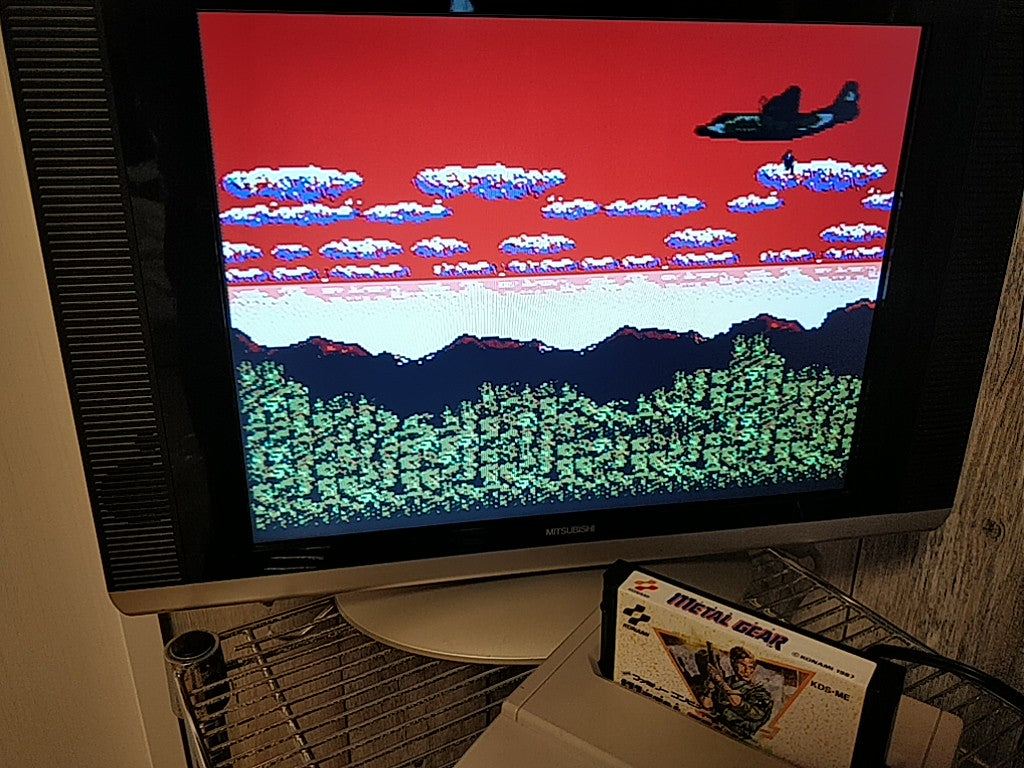 METAL GEAR Nintendo Famicom FC NES Cartridge only tested -b313- - Hakushin Retro Game shop