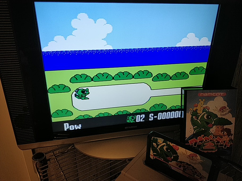 Wagan Land 2 Nintendo Famicom FC NES Cartridge,Manual,Boxed Japan tested-b313- - Hakushin Retro Game shop