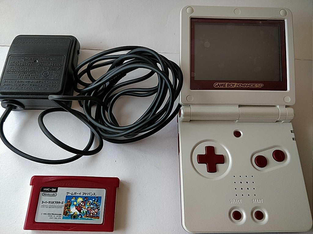 Nintendo GAMEBOY ADVANCE SP Console Famicom color edition,Charger game set-b318- - Hakushin Retro Game shop