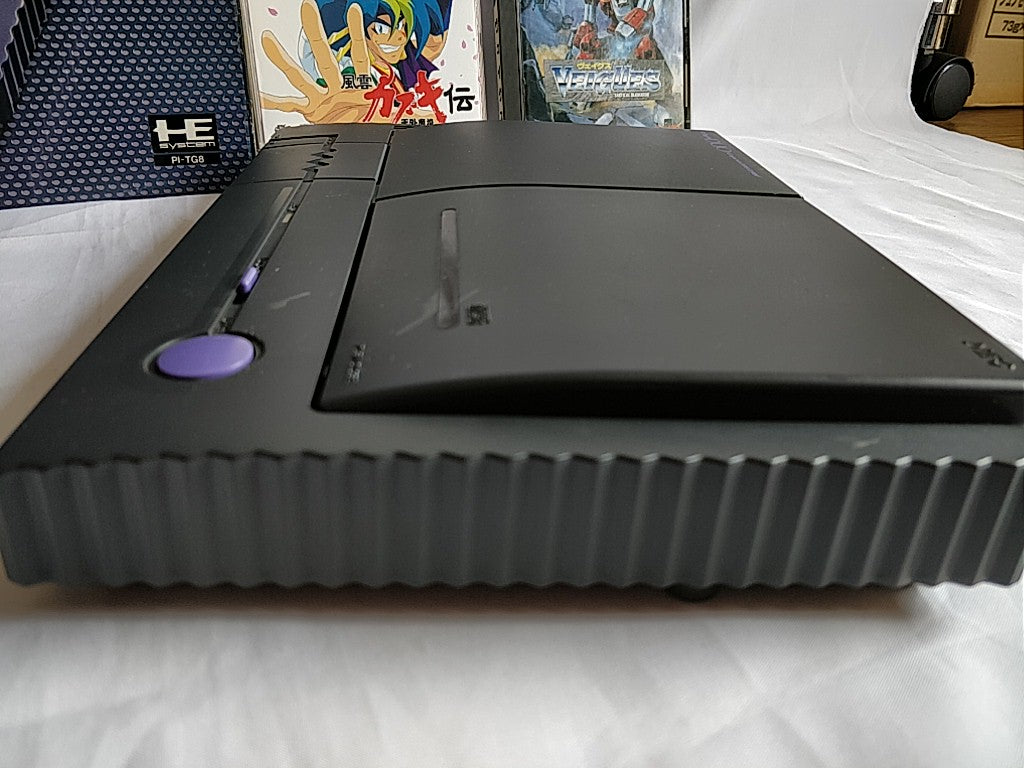 Defective NEC PC Engine DUO Console (TurboDUO PI-TG8),Pad,PSU,Boxed set-b320- - Hakushin Retro Game shop