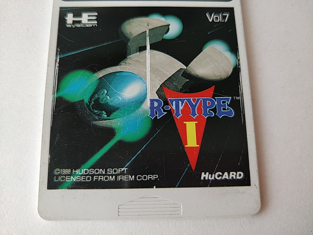 R-TYPE Part 1 NEC TurboGrafx-16 PCE /Hu-Card only.NTSC-J tested-b402- - Hakushin Retro Game shop