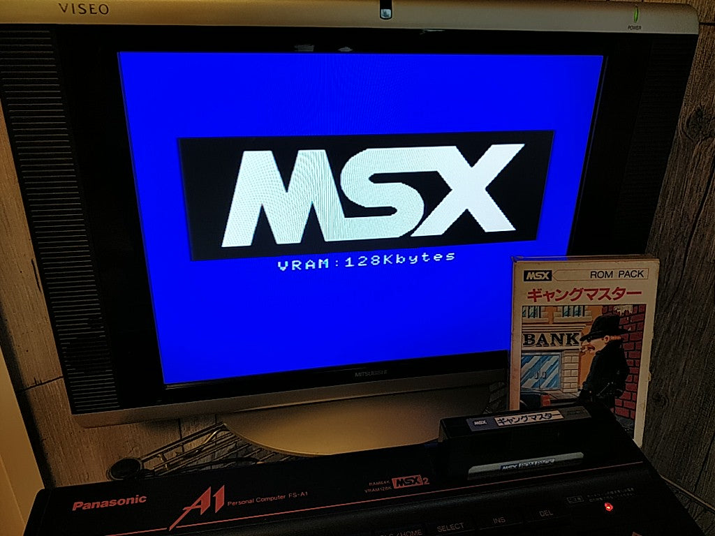 GANG MASTER MSX MSX2 Game cartridge,Manual,Boxed set tested -b411- - Hakushin Retro Game shop
