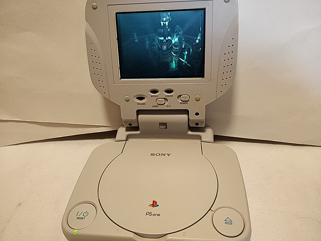 Sony PlayStation PS one Console,LCD monitor,PSU and Controller set tested-b412- - Hakushin Retro Game shop