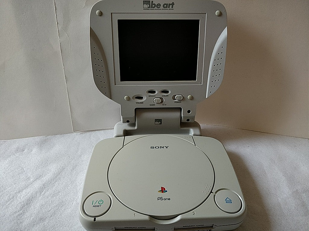 Sony PlayStation PS one Console,LCD monitor,PSU and Controller set tested-b412- - Hakushin Retro Game shop