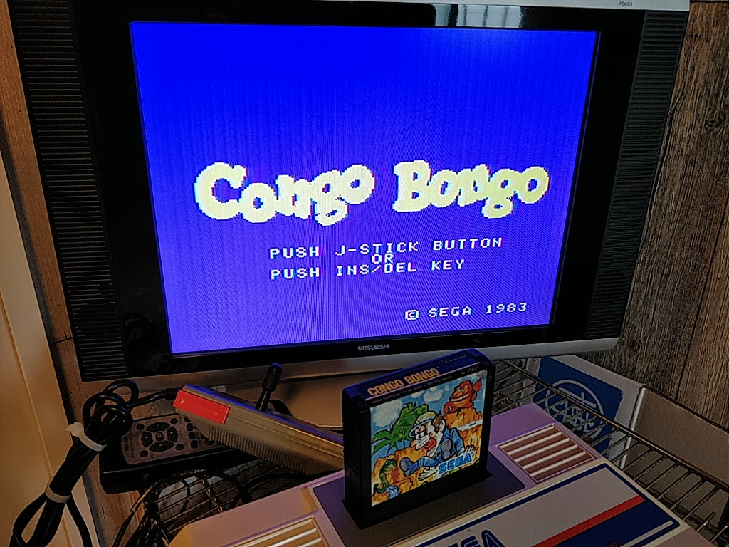 Congo Bongo SEGA Mark 3 Master system Cartridge only/tested-b428- - Hakushin Retro Game shop