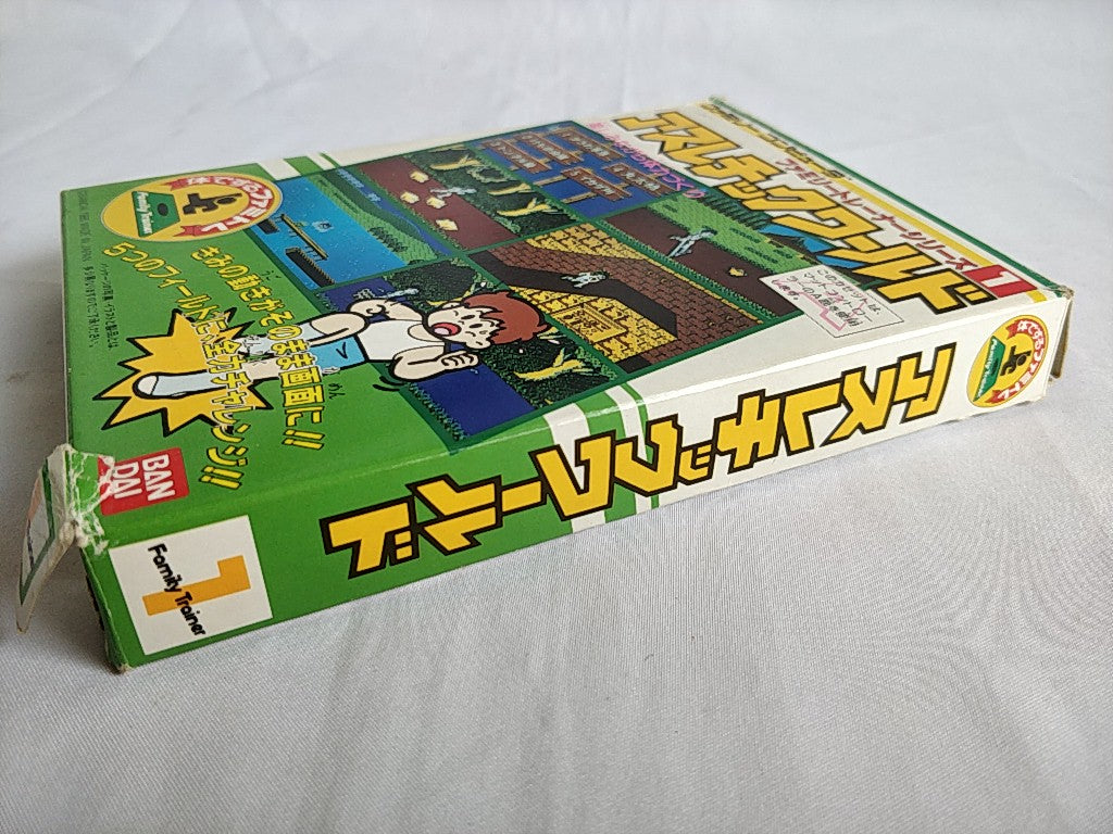 Athletic World Family trainer Famicom NES Cartridge,manual,boxed tested-b520- - Hakushin Retro Game shop