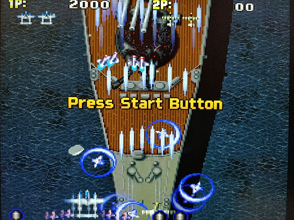 Strikers1945 SEGA Saturn Game Disk,Manual Reg card,set Boxed tested-b528- - Hakushin Retro Game shop