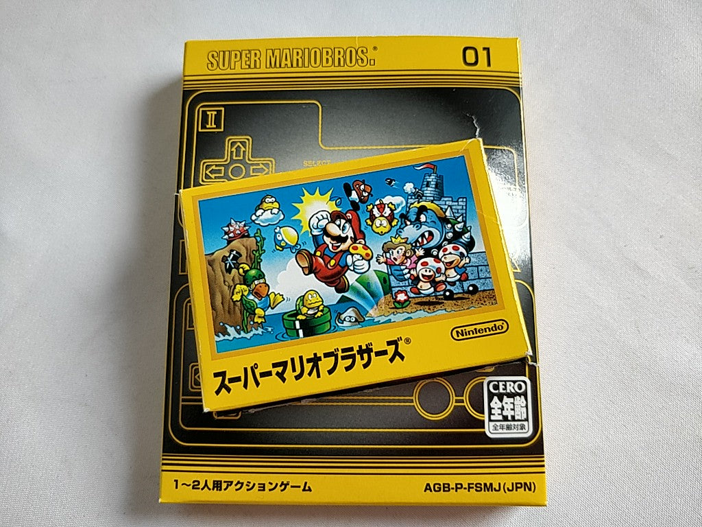 Super Mario Brothers for Gameboy Advance Famicom Mini boxed tested-b722- - Hakushin Retro Game shop