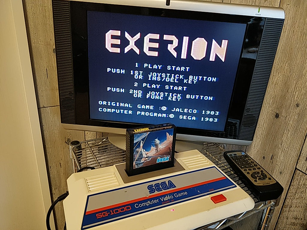 EXERION SEGA Mark 3 Master system Cartridge only/tested-a724- - Hakushin Retro Game shop