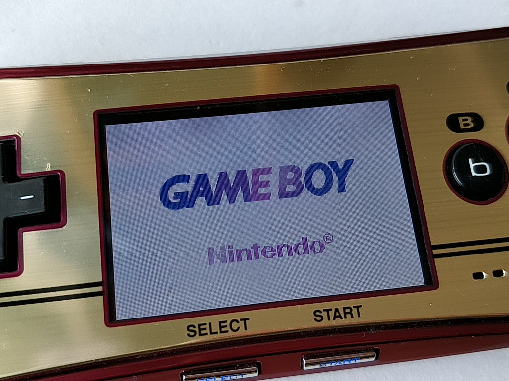 Nintendo Gameboy Micro Famicom 20th Anniversary Edition console 