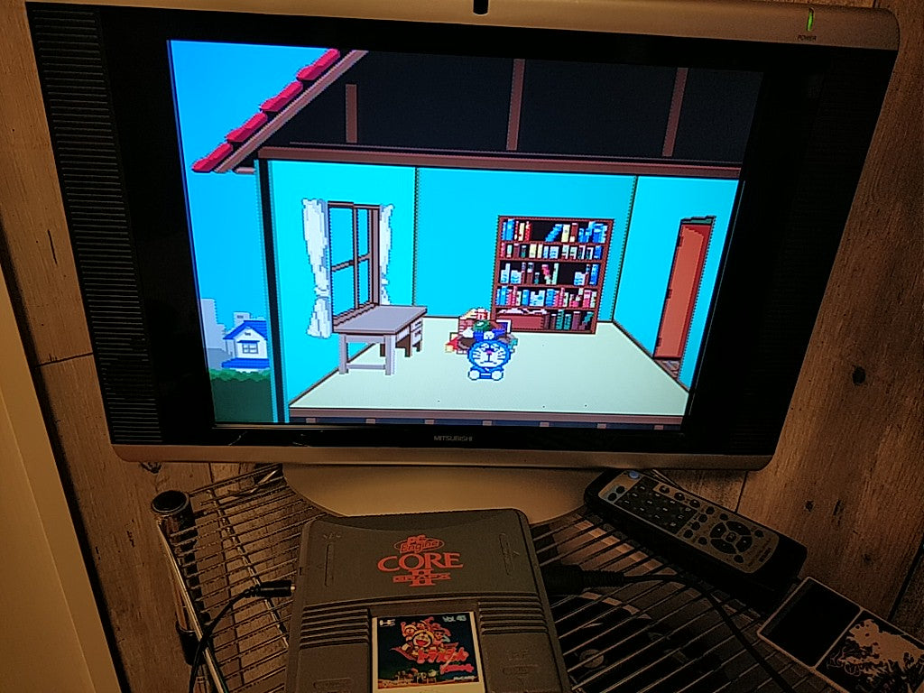 Doraemon Dorabian Nights and Meikyu Daisakusen set PC Engine TurboGrafx-16-b809- - Hakushin Retro Game shop