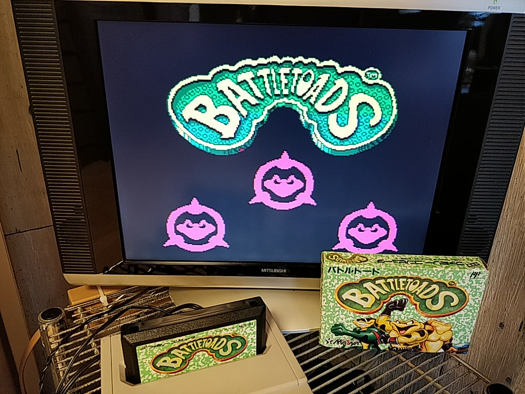タイトル BattleToads (BATTLETOADS) MESAIA Nintendo Famicom NES Cartridge only tested-b824 - Hakushin Retro Game shop