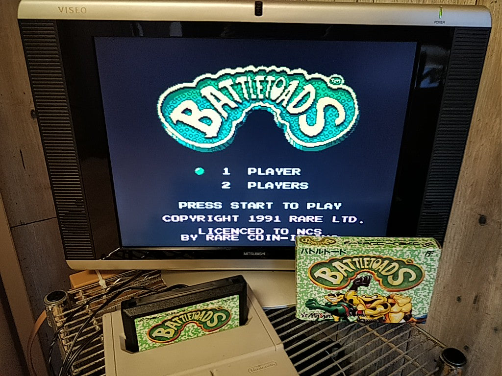 タイトル BattleToads (BATTLETOADS) MESAIA Nintendo Famicom NES Cartridge only tested-b824 - Hakushin Retro Game shop