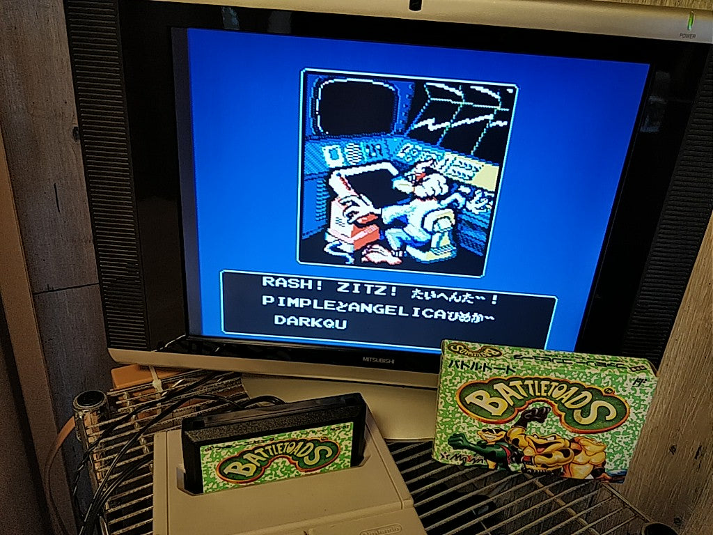 タイトル BattleToads (BATTLETOADS) MESAIA Nintendo Famicom NES Cartridge only tested-b824 - Hakushin Retro Game shop