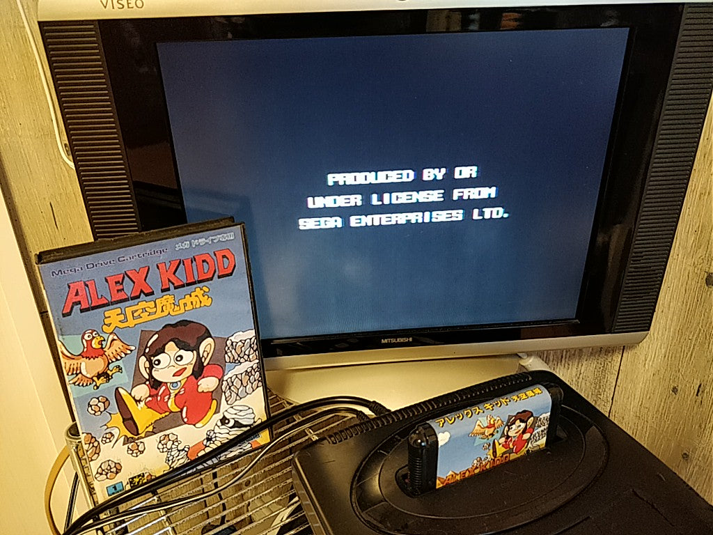 Alex Kidd in the Enchanted Castle SEGA MEGA DRIVE Game Genesis Boxed set -b926- - Hakushin Retro Game shop