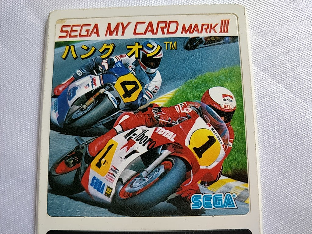 Hang On HANGON for SEGA Mark 3,SG-1000 Game Card only/tested-c0318- - Hakushin Retro Game shop