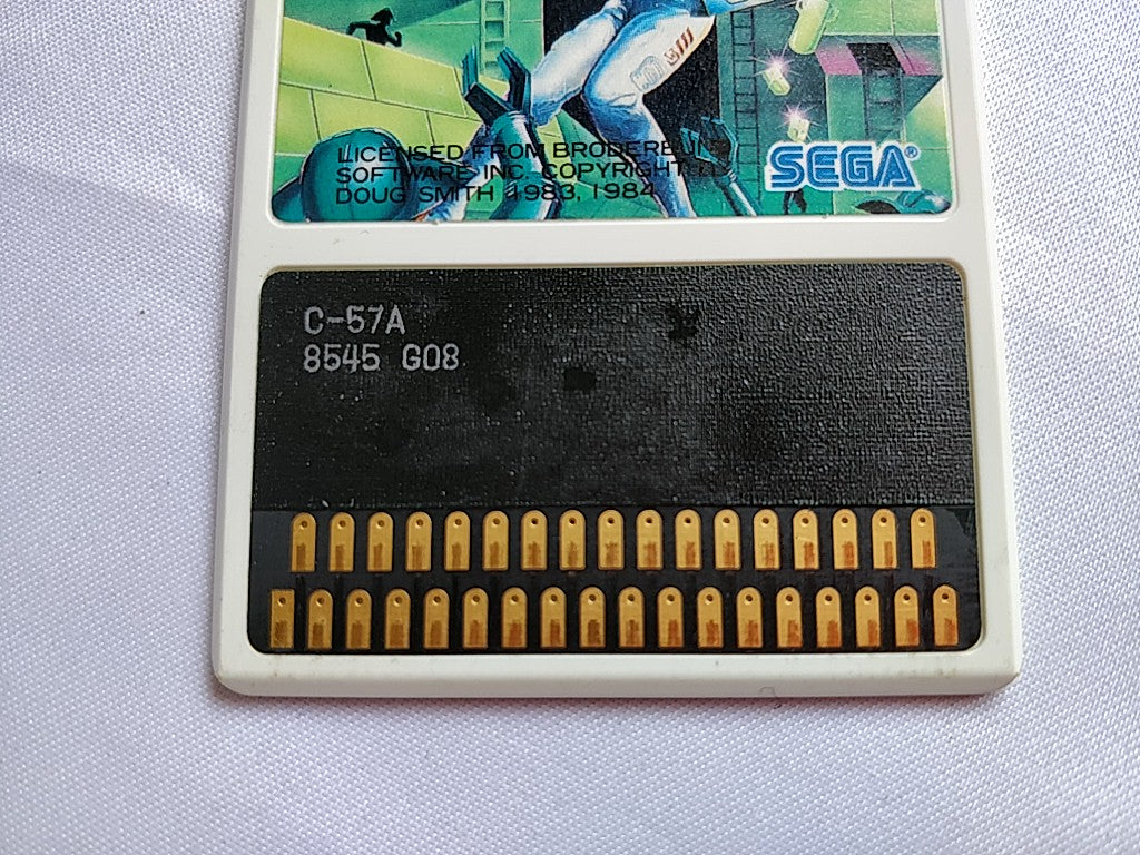 Championship Lode Runner for SEGA Mark 3,SG-1000 Game Card only/tested-c0318- - Hakushin Retro Game shop