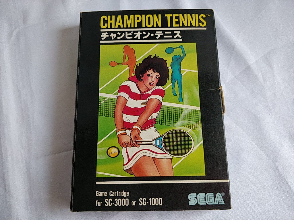 Champion Tennis SEGA Mark 3 Master system Cartridge,Manual,Boxed/tested-c0319- - Hakushin Retro Game shop