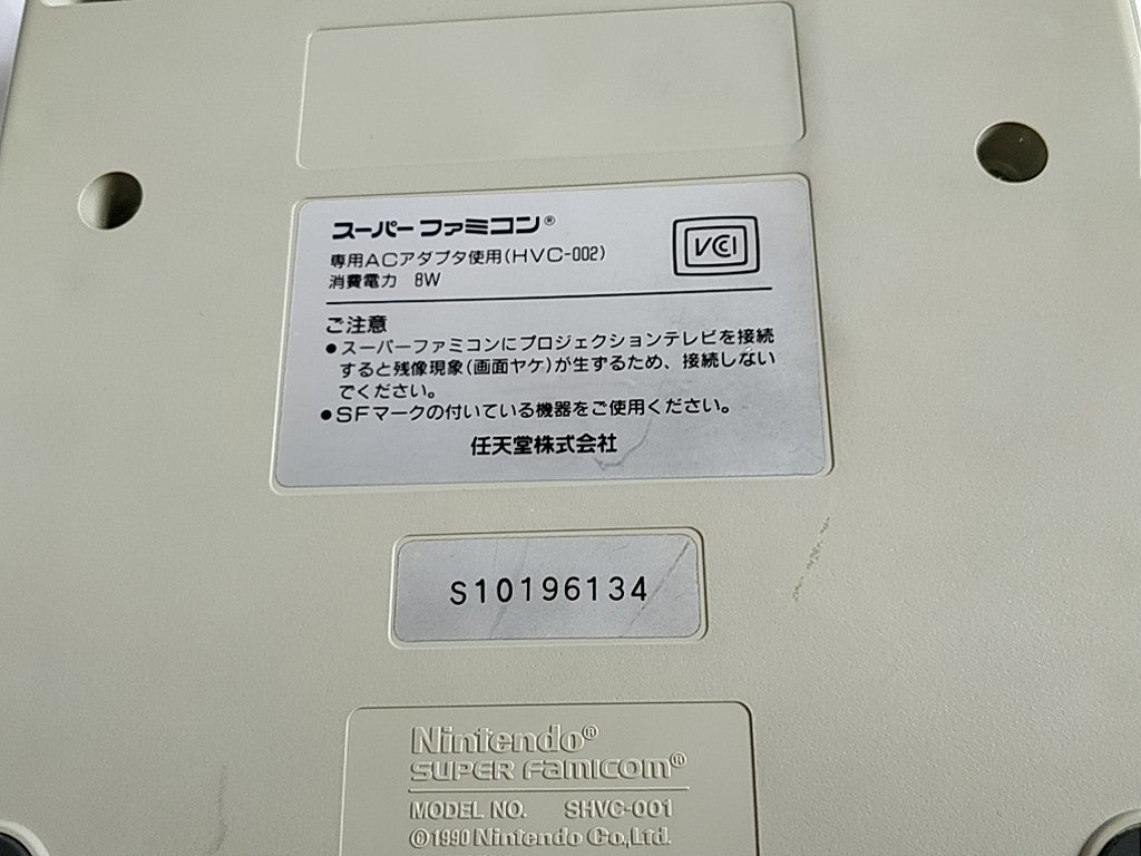 Super Famicom SNES console (SNES/SHVC-001),Pad and Game set tested-c0327- - Hakushin Retro Game shop