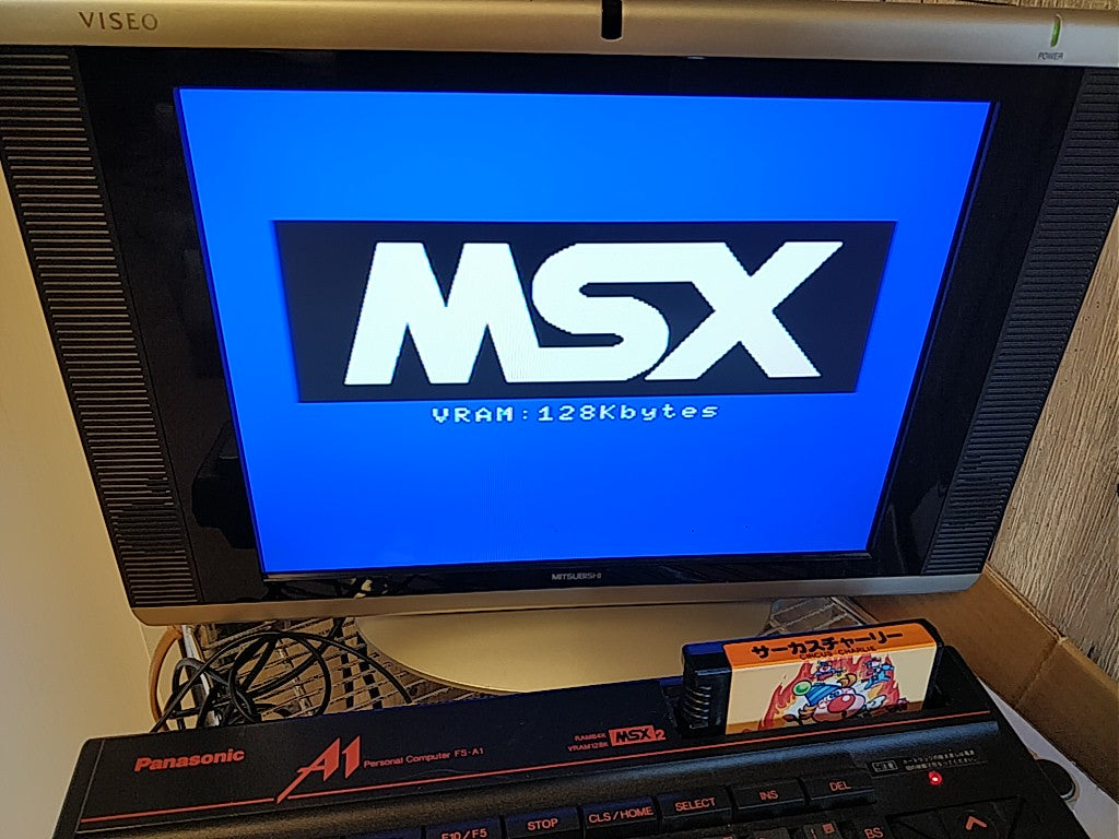 CIRCUS CHARLIE for MSX MSX2 Game Cartridge only/NTSC-J tested-c0407- - Hakushin Retro Game shop