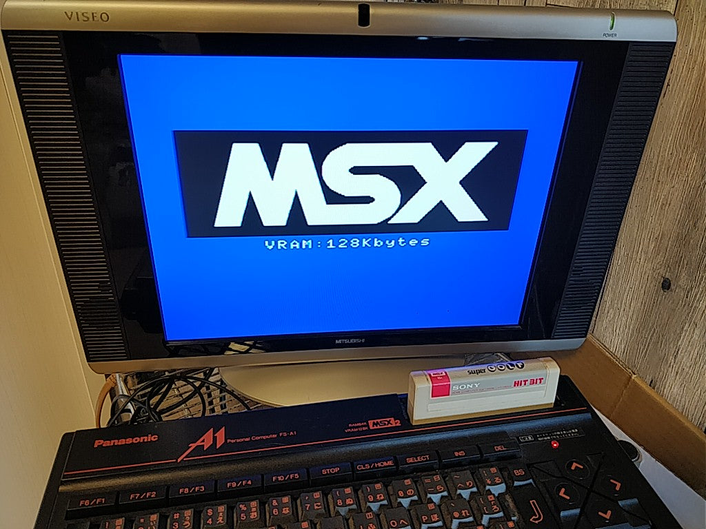 Super Golf for MSX MSX2 Game Cartridge only/NTSC-J tested-c0407- - Hakushin Retro Game shop