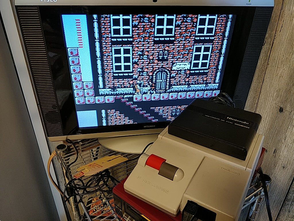 Castlevania 2 Simon's Quest FAMICOM (NES) Disk System,Manual,boxed tested-c414- - Hakushin Retro Game shop