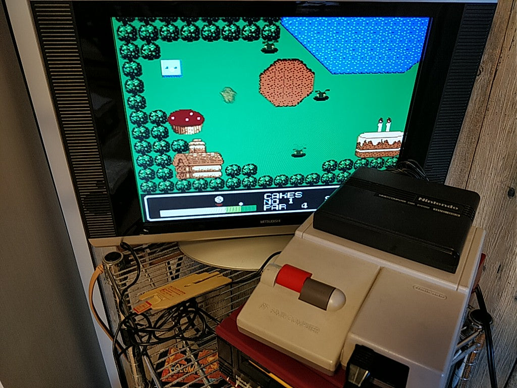 Pat Pat Golf FAMICOM (NES) Disk System disk only tested-c0414- - Hakushin Retro Game shop