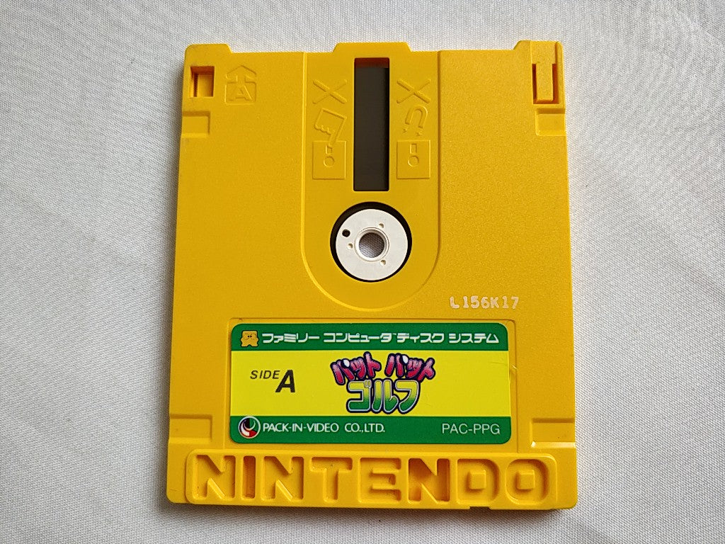 Pat Pat Golf FAMICOM (NES) Disk System disk only tested-c0414- - Hakushin Retro Game shop