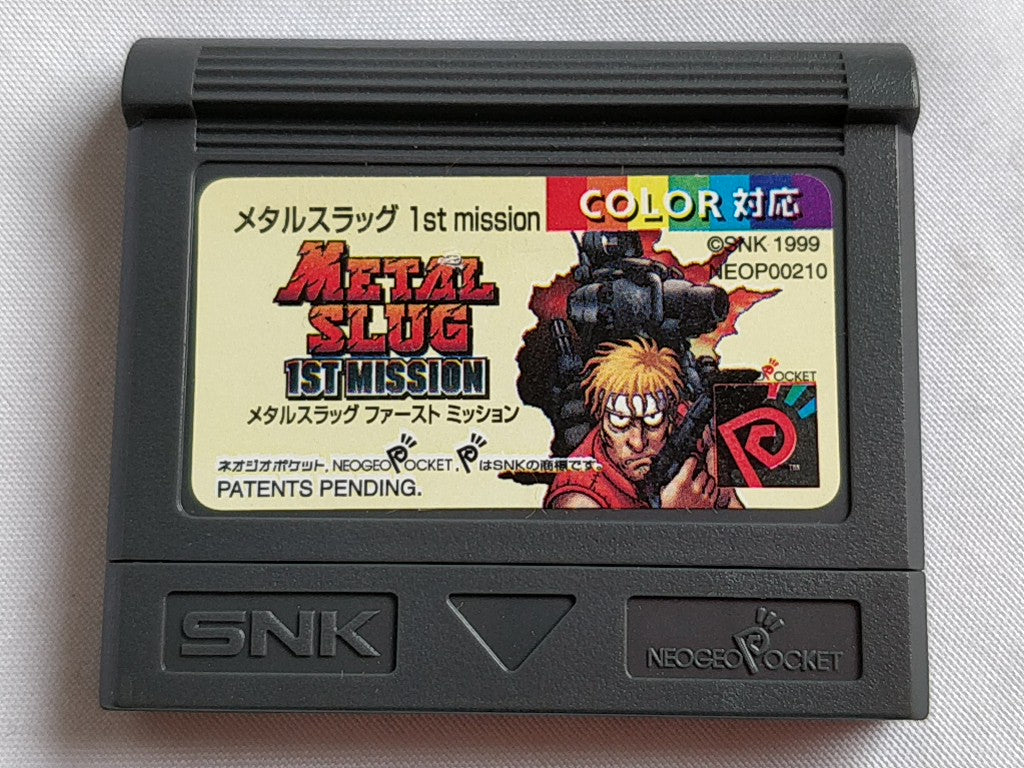 METAL SLUG 1st mission and 2ND MISSION NEOGEO Pocket NGP Cartridge set-c0417- - Hakushin Retro Game shop