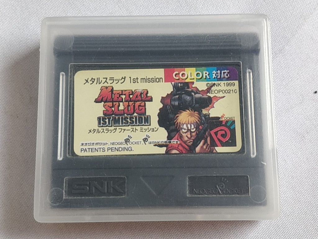 METAL SLUG 1st mission and 2ND MISSION NEOGEO Pocket NGP Cartridge set-c0417- - Hakushin Retro Game shop