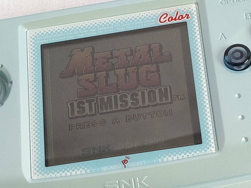 METAL SLUG 1st mission and 2ND MISSION NEOGEO Pocket NGP Cartridge set-c0417- - Hakushin Retro Game shop