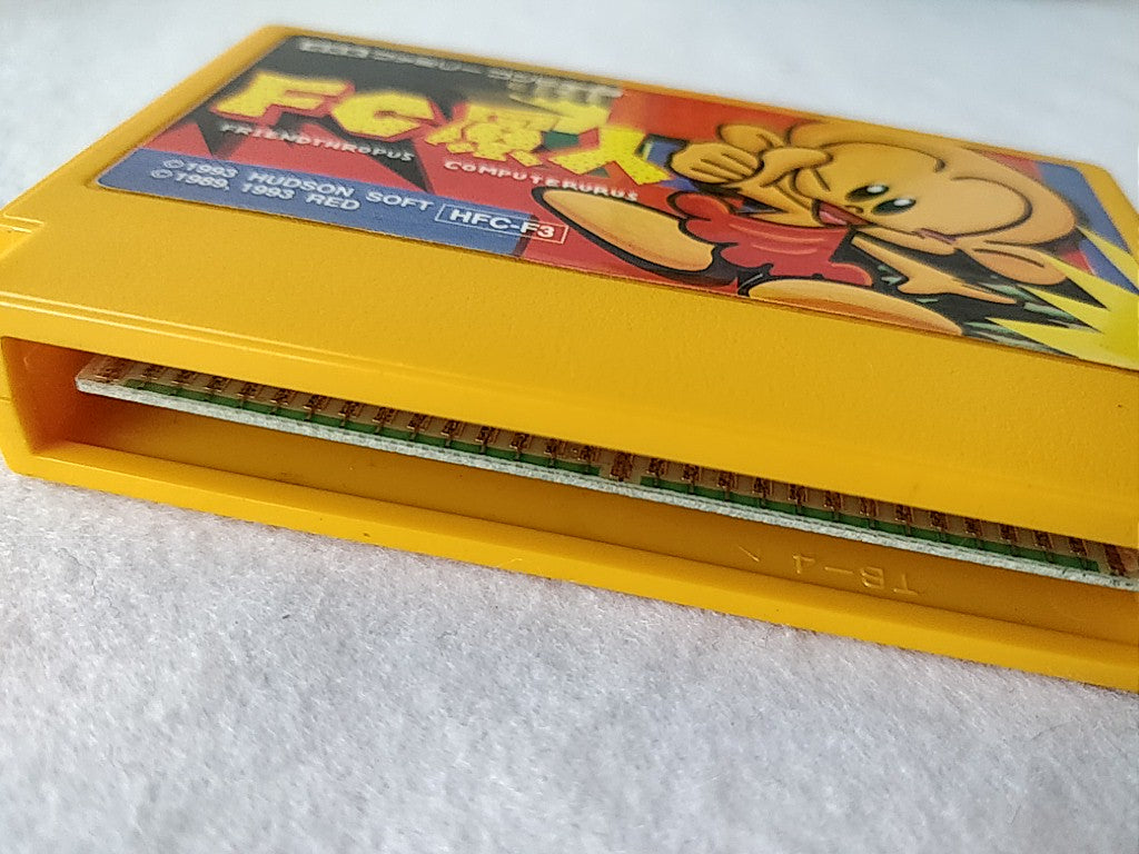 FC GENJIN Bonks Adventure Nintendo FAMICOM (FC) Cartridge,Manual,Boxed -c0419- - Hakushin Retro Game shop
