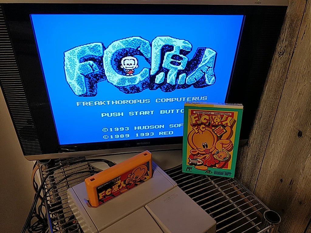 FC GENJIN Bonks Adventure Nintendo FAMICOM (FC) Cartridge,Manual,Boxed -c0419- - Hakushin Retro Game shop