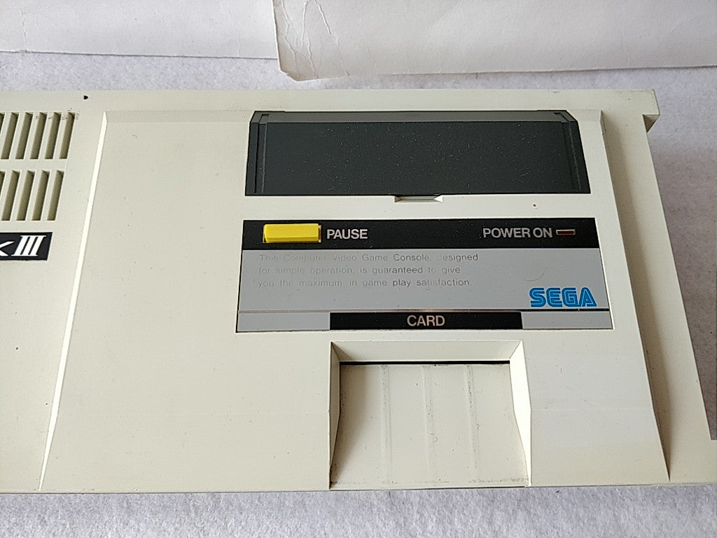 SEGA MARK 3 III CONSOLE (Sega Master System) ,Pads,PSU,AV cable,Game set-c0423- - Hakushin Retro Game shop