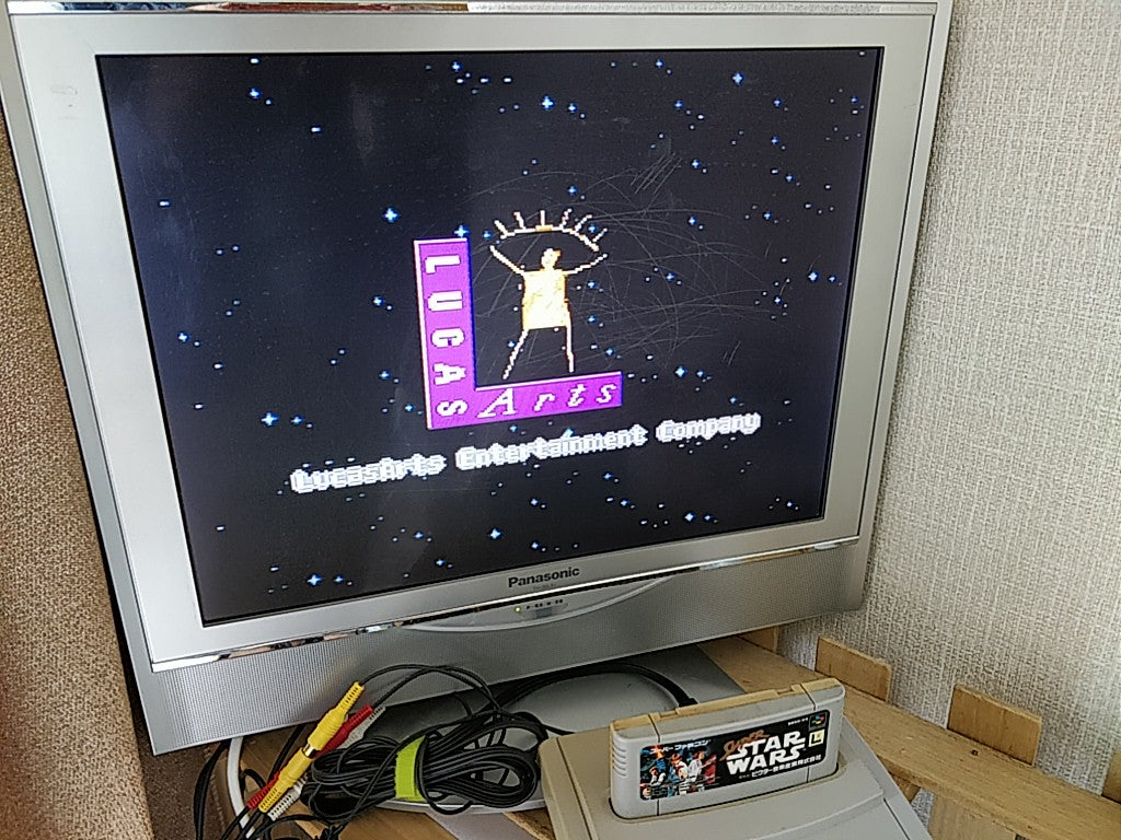 Super Star Wars Super Famicom SFC SNES Cartridge and Strategy guide set -c0427- - Hakushin Retro Game shop