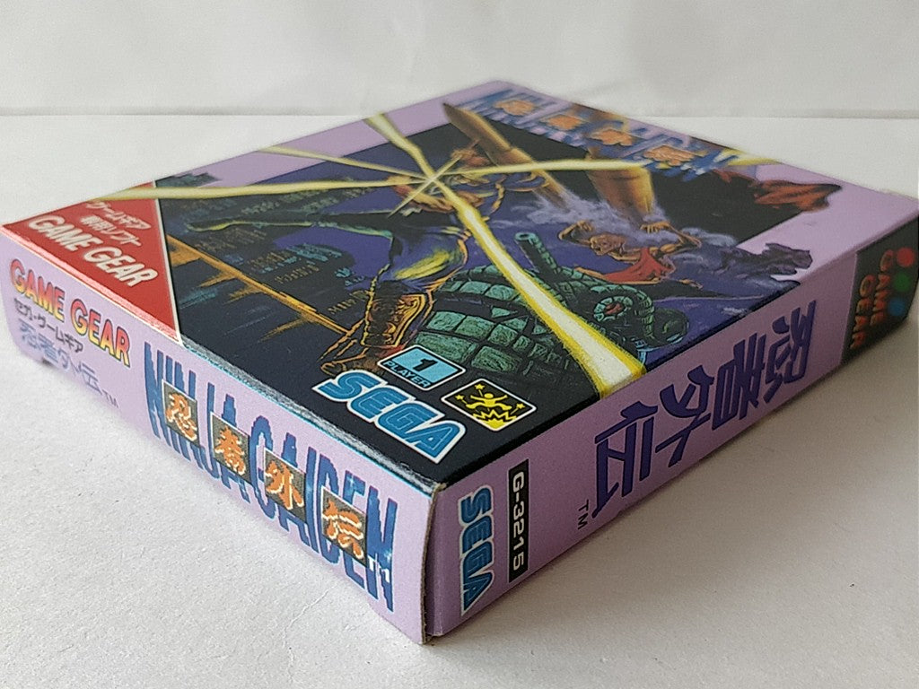 Ninja Gaiden SEGA GAME GEAR GG Cartridge,Manual,Boxed set tested-c0524- - Hakushin Retro Game shop