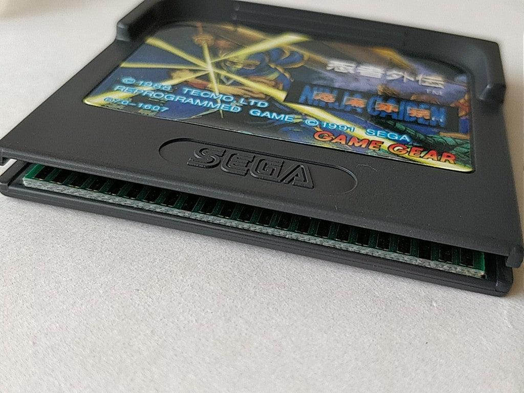 Ninja Gaiden SEGA GAME GEAR GG Cartridge,Manual,Boxed set tested-c0524- - Hakushin Retro Game shop