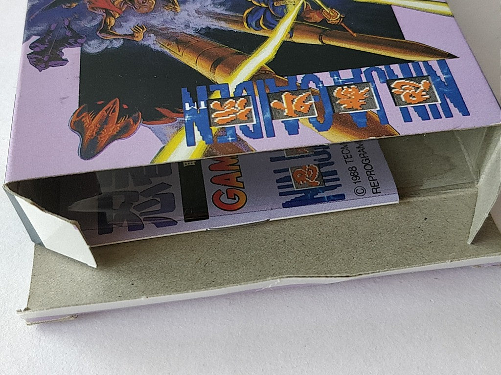 Ninja Gaiden SEGA GAME GEAR GG Cartridge,Manual,Boxed set tested-c0524- - Hakushin Retro Game shop