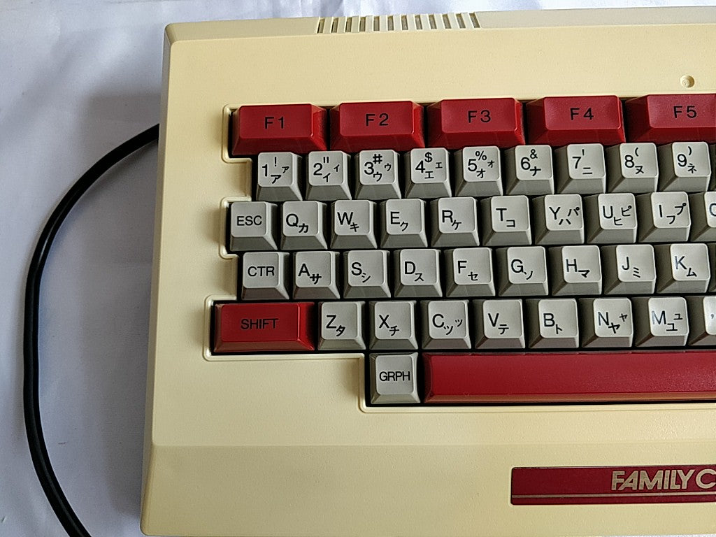 Nintendo Famicom Family Basic Keyboard console ,manual HVC-007