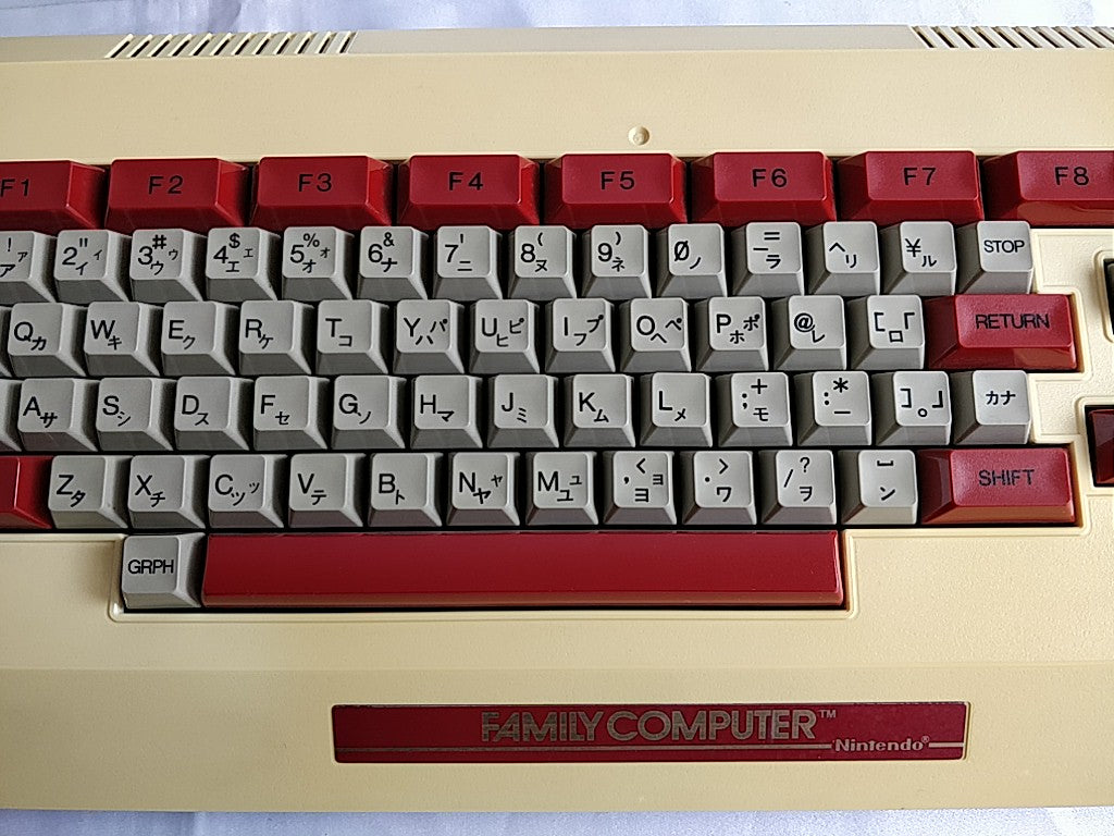 Nintendo Famicom Family Basic Keyboard console ,manual HVC-007 Boxed set-c0525- - Hakushin Retro Game shop
