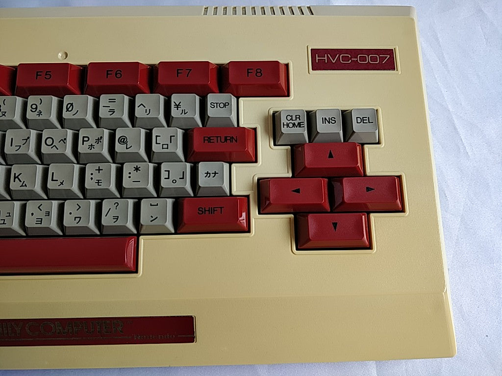 Nintendo Famicom Family Basic Keyboard console ,manual HVC-007 Boxed set-c0525- - Hakushin Retro Game shop