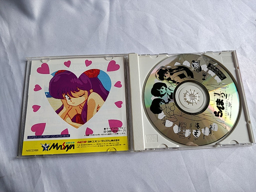 Ranma 1/2 SEGA PC Engine CD-ROM2 Game Disk,Manual,Spine Card,Cased tested-c0619- - Hakushin Retro Game shop