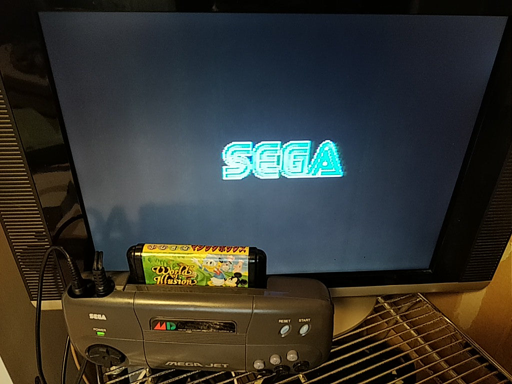 Starring Mickey Mouse Castle Of Illusion,World of Illusion set MEGA DRIVE-c0620- - Hakushin Retro Game shop