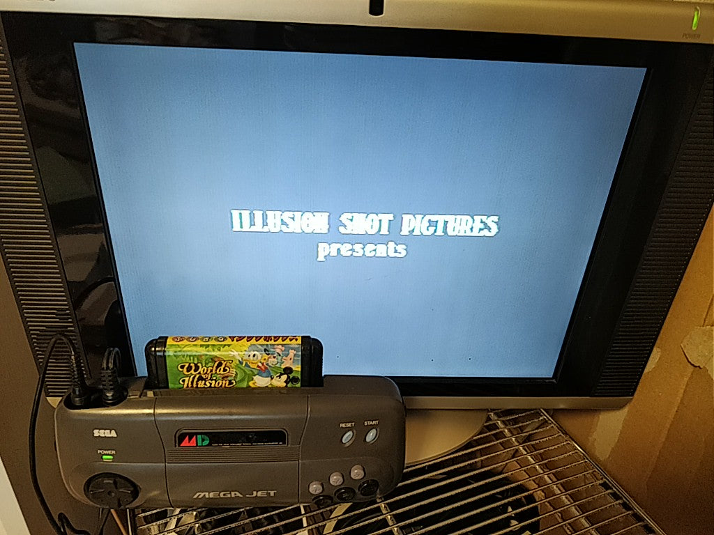 Starring Mickey Mouse Castle Of Illusion,World of Illusion set MEGA DRIVE-c0620- - Hakushin Retro Game shop