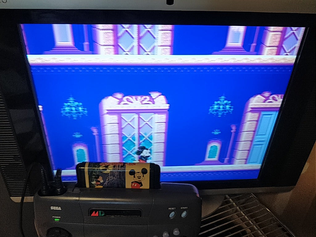 Starring Mickey Mouse Castle Of Illusion,World of Illusion set MEGA DRIVE-c0620- - Hakushin Retro Game shop