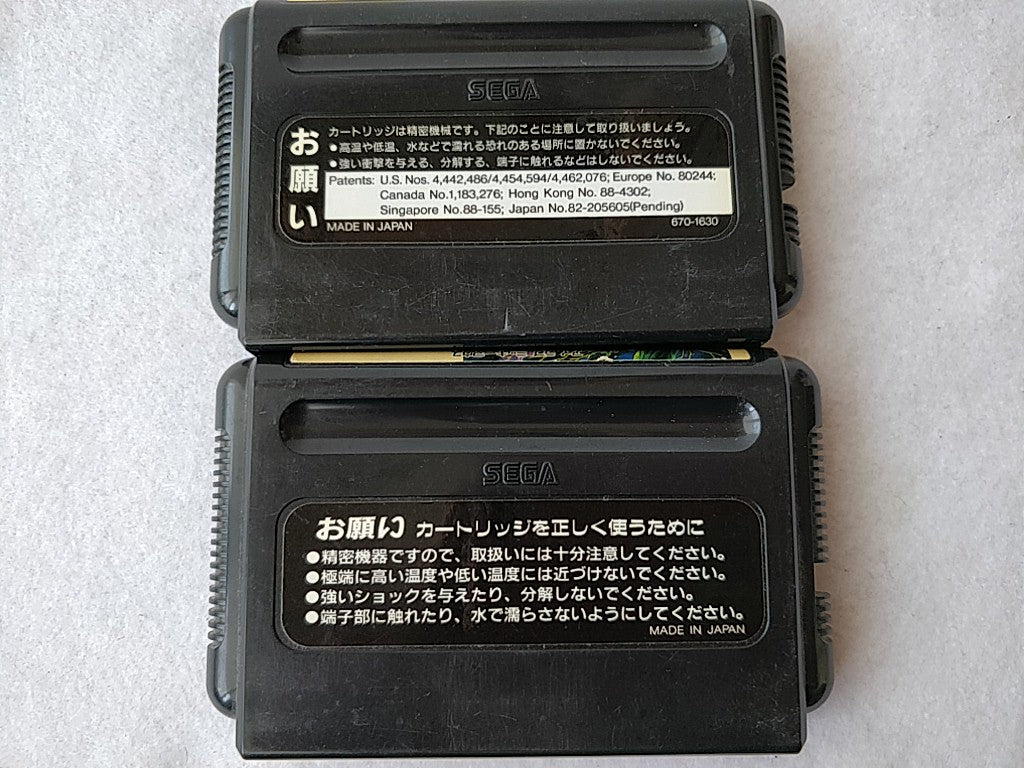 Starring Mickey Mouse Castle Of Illusion,World of Illusion set MEGA DRIVE-c0620- - Hakushin Retro Game shop