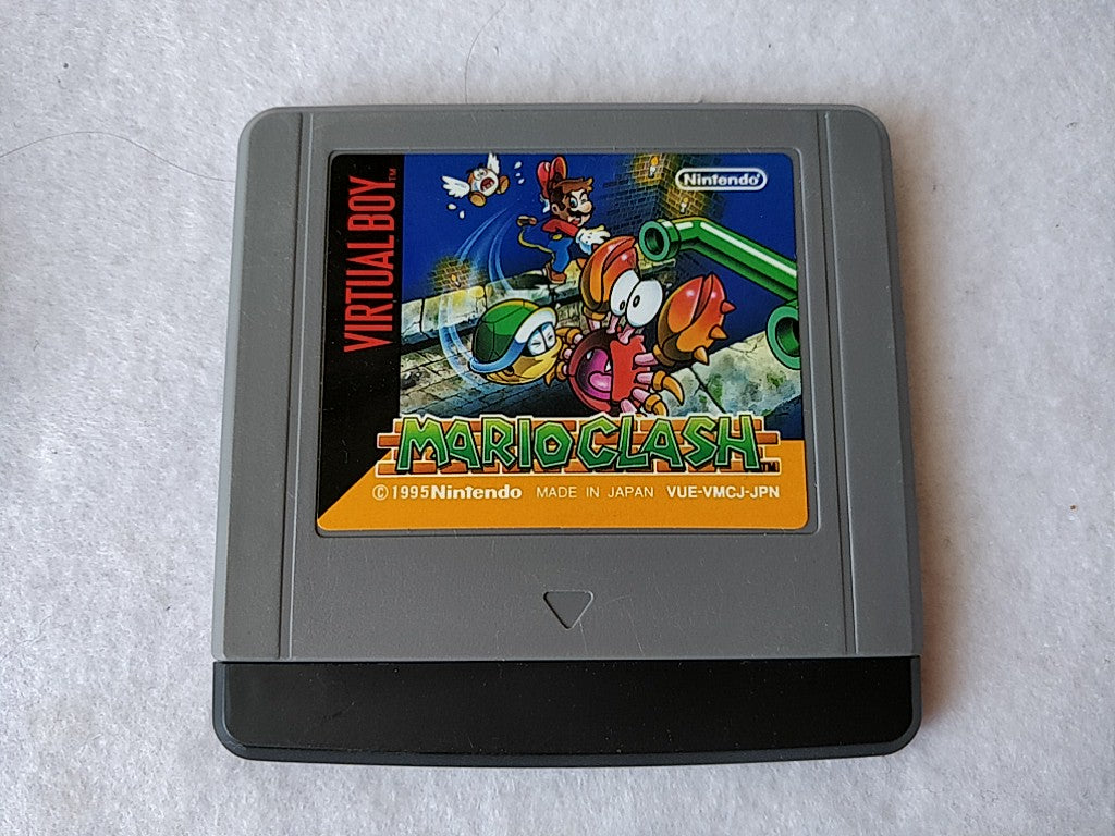 MARIO CLASH Nintendo Virtual Boy/Cartridge, manual and Box/tested-c623-- - Hakushin Retro Game shop